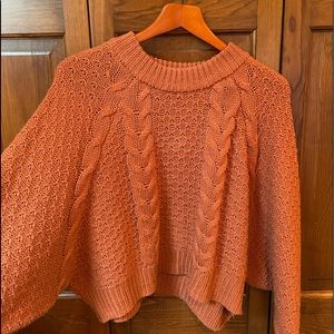 Moon&Madison burnt orange sweater